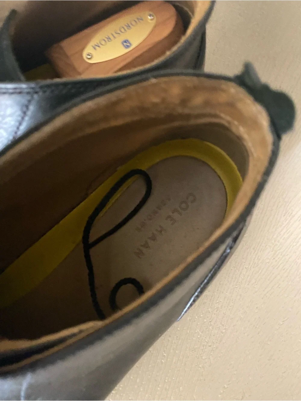 Cole Haan Grand.OS Chukka Boots black leather sz 13 m lace up